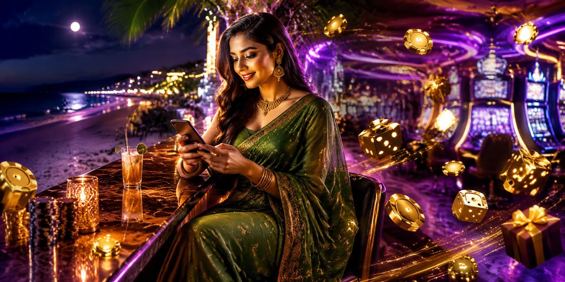 কক্সবাজারে মোবাইল ক্যাসিনো অভিজ্ঞতা শাড়ি পরিহিতা মডেল mn777